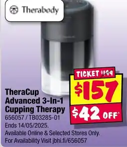 JB Hi-Fi TheraCup Advanced 3-In-1 Cupping Therapy offer