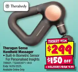 JB Hi-Fi Theragun Sense Handheld Massager offer