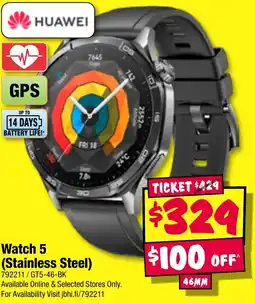JB Hi-Fi Watch 5 (Stainless Steel) offer