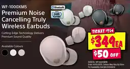 JB Hi-Fi Premium Noise Cancelling Truly Wireless Earbuds offer