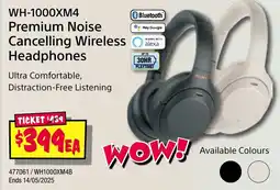JB Hi-Fi Premium Noise Cancelling Wireless alexa offer