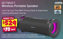 JB Hi-Fi ULT FIELD 7 Wireless Portable Speaker offer