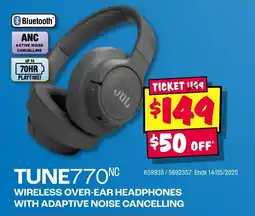 JB Hi-Fi TUNE770 NC offer