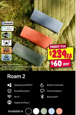 JB Hi-Fi Roam 2 offer