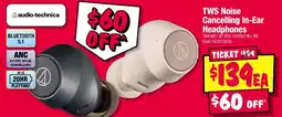 JB Hi-Fi TWS Noise Cancelling In-Ear Headphones offer