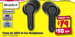 JB Hi-Fi Pump Air ANC2 In-Ear Headphones offer