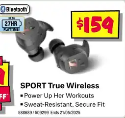 JB Hi-Fi SPORT True Wireless offer