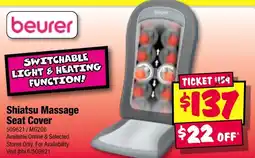 JB Hi-Fi Shiatsu Massage Seat Cover offer