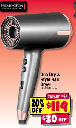 JB Hi-Fi One Dry & Style Hair Dryer offer