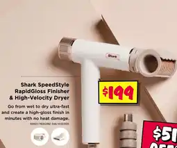 JB Hi-Fi Shark SpeedStyle RapidGloss Finisher & High-Velocity Dryer offer