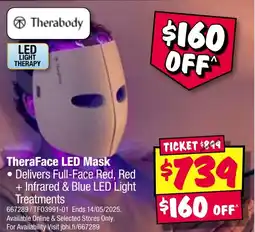 JB Hi-Fi TheraFace LED Mask offer