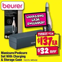 JB Hi-Fi Manicure/Pedicure Set With Charging & Storage Case offer