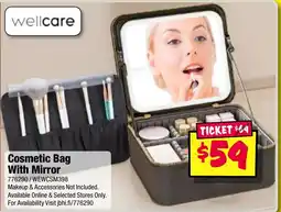 JB Hi-Fi Cosmetic Bag With Mirror offer