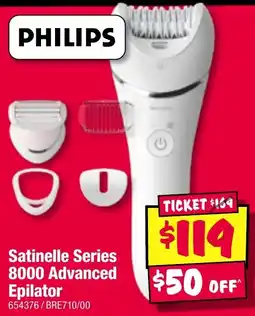 JB Hi-Fi Satinelle Series 8000 Advanced Epilator offer