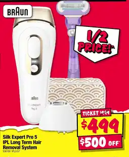 JB Hi-Fi Silk Expert Pro 5 IPL Long Term Hair Removal System offer