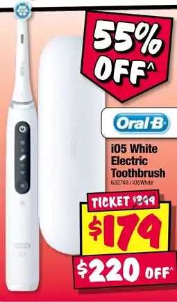 JB Hi-Fi i05 White Electric Toothbrush offer