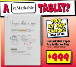 JB Hi-Fi Remarkable Paper Pro & MarkerPlus offer