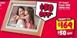 JB Hi-Fi 10" Smart Frame 16GB (White Oak) offer