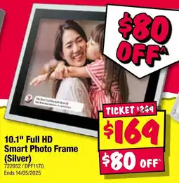 JB Hi-Fi 10.1" Full HD Smart Photo Frame (Silver) offer