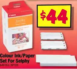 JB Hi-Fi Colour Ink/Paper Set For Selphy offer
