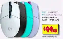 JB Hi-Fi G305 LIGHTSPEEDâ„¢ Wireless Gaming Mouse offer