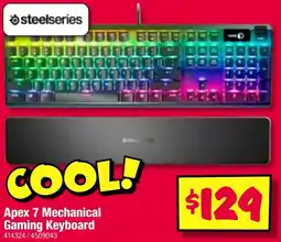 JB Hi-Fi Apex 7 Mechanical Gaming Keyboard offer