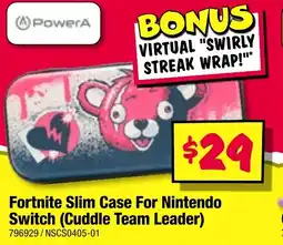 JB Hi-Fi Fortnite Slim Case For Nintendo Switch (Cuddle Team Leader) offer