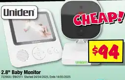 JB Hi-Fi 2.8" Baby Monitor offer