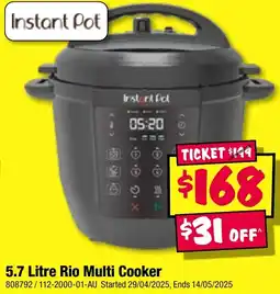 JB Hi-Fi Rio Multi Cooker offer
