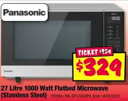 JB Hi-Fi Flatbed Microwave (Stainless Steel) offer