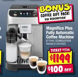 JB Hi-Fi Magnifica Fully Automatic Coffee Machine offer