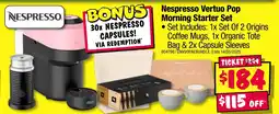 JB Hi-Fi Nespresso Vertuo Pop Morning Starter Set offer