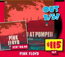 JB Hi-Fi PINK FLOYD offer