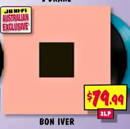 JB Hi-Fi BON IVER offer