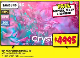 JB Hi-Fi 4K Crystal Smart LED TV offer