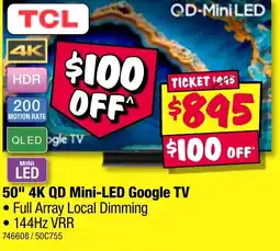 JB Hi-Fi 4K QD Mini-LED Google TV offer