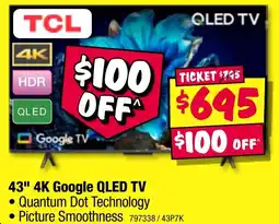 JB Hi-Fi 4K Google QLED TV offer