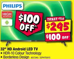 JB Hi-Fi HD Android LED TV offer