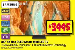 JB Hi-Fi 4K Neo QLED Smart Mini LED TV offer