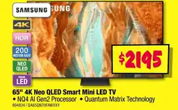 JB Hi-Fi 4K Neo QLED Smart Mini LED TV offer