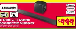 JB Hi-Fi Q-series 3.1.2 channel soundbar with subwoofer offer