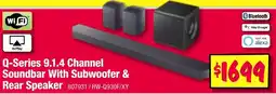 JB Hi-Fi Q-Series 9.1.4 Channel Soundbar With Subwoofer &Rear Speaker offer