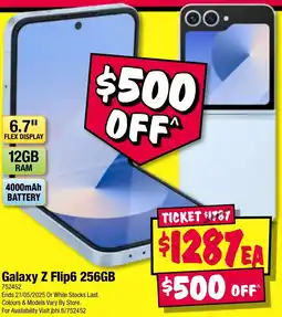 JB Hi-Fi Galaxy Z Flip6 offer