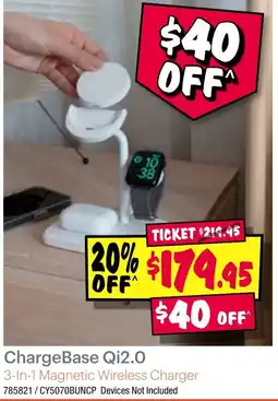 JB Hi-Fi 3-In-1 Magnetic Wireless Charger offer