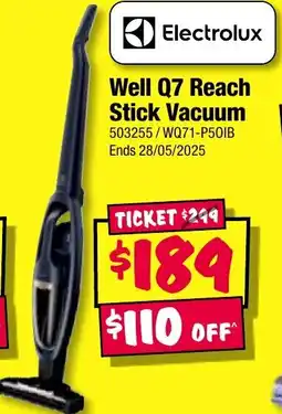 JB Hi-Fi Well Q7 Reach Stick Vacuum offer