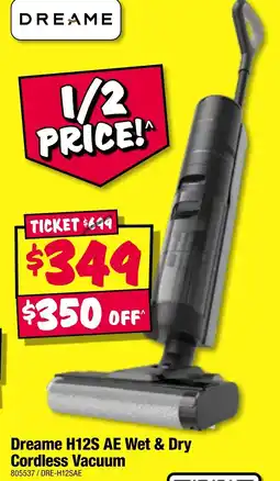 JB Hi-Fi Dreame Wet & Dry Cordless Vacuum offer