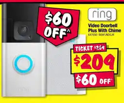 JB Hi-Fi Video Doorbell Plus With Chime offer