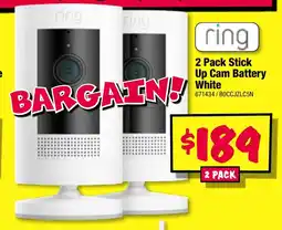 JB Hi-Fi Stick up cam battery white offer