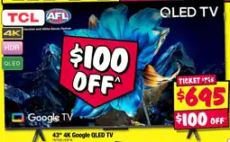 JB Hi-Fi 4K Google QLED TV offer