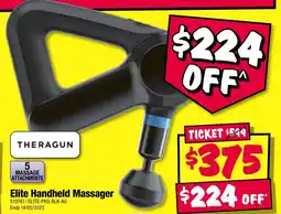 JB Hi-Fi Elite Handheld Massager offer